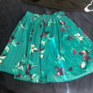 Knee length floral skirt